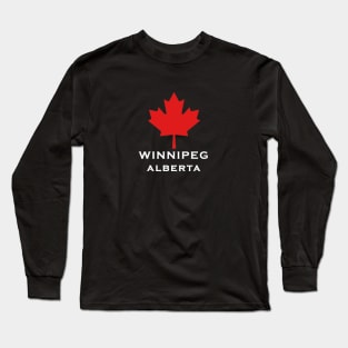 Winnipeg Alberta Gift Idea Long Sleeve T-Shirt